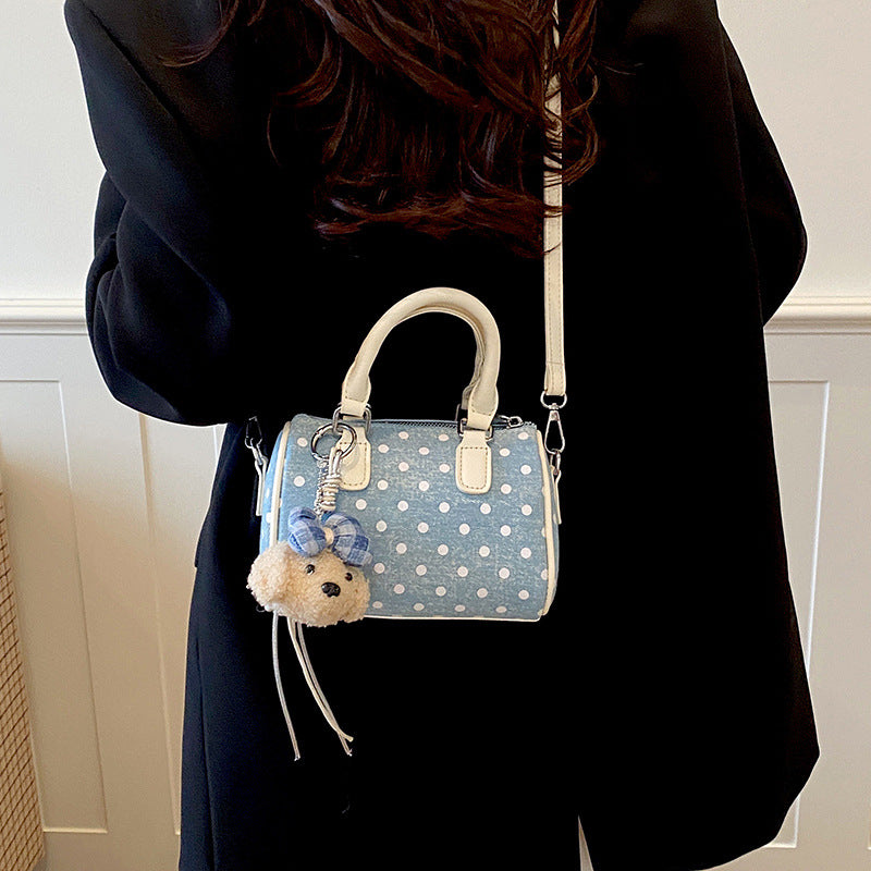 Verspielte Polka-Dot Mini-Handtasche Brehn