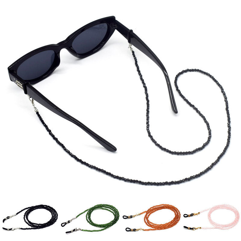 Beaded Eyewear Chain with Adjustable Fasteners Brehn
