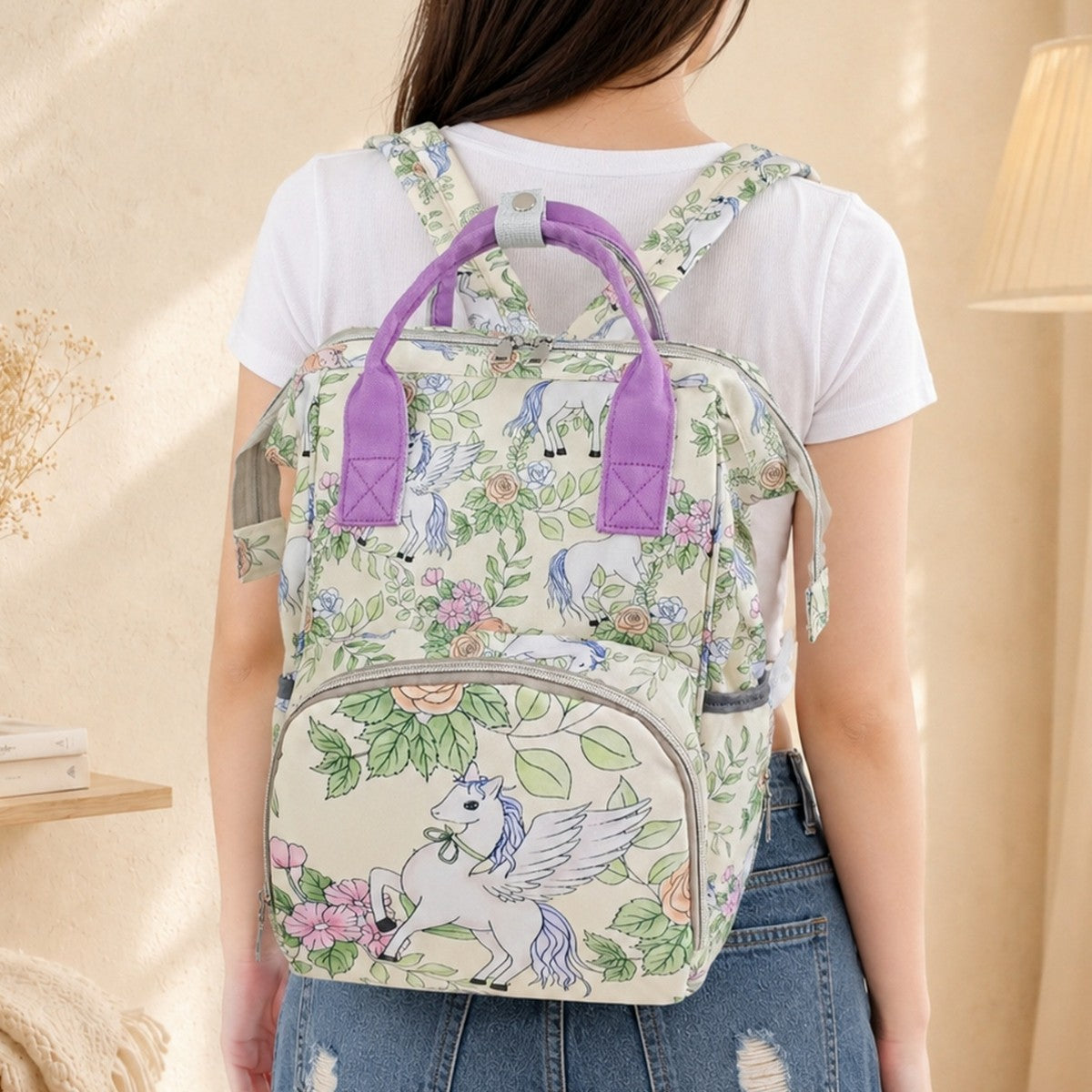 Tragbarer illustrierter Rucksack Brehn