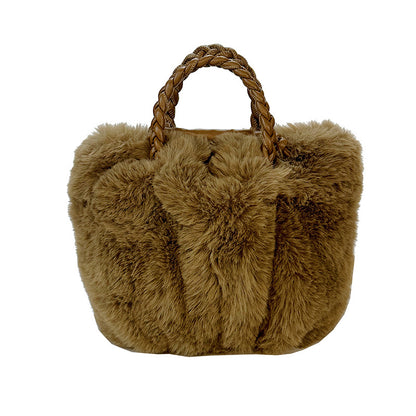 Plüsch Kunstpelz Tasche