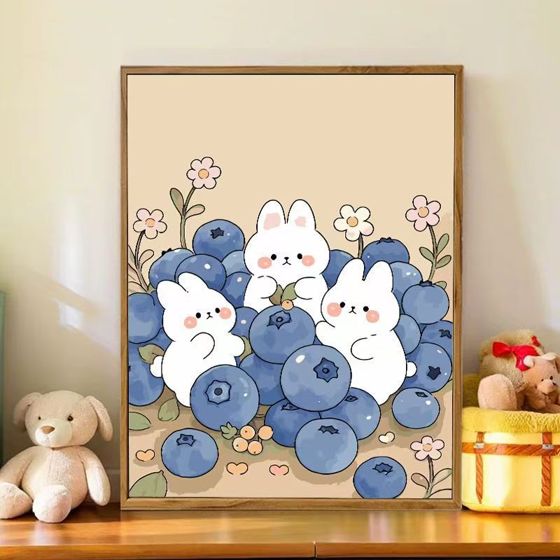 Verspielt Bunny-Thema Wandkunst Brehn