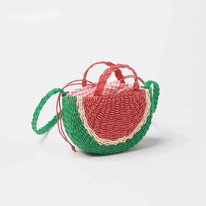 Damen Handgefertigte Umhängetasche im fröhlichen Wassermelonen-Design Brehn