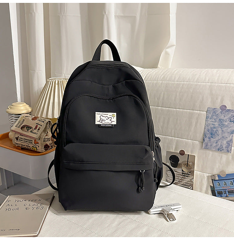 Lässiger Mehrfach-Taschen Schulrucksack