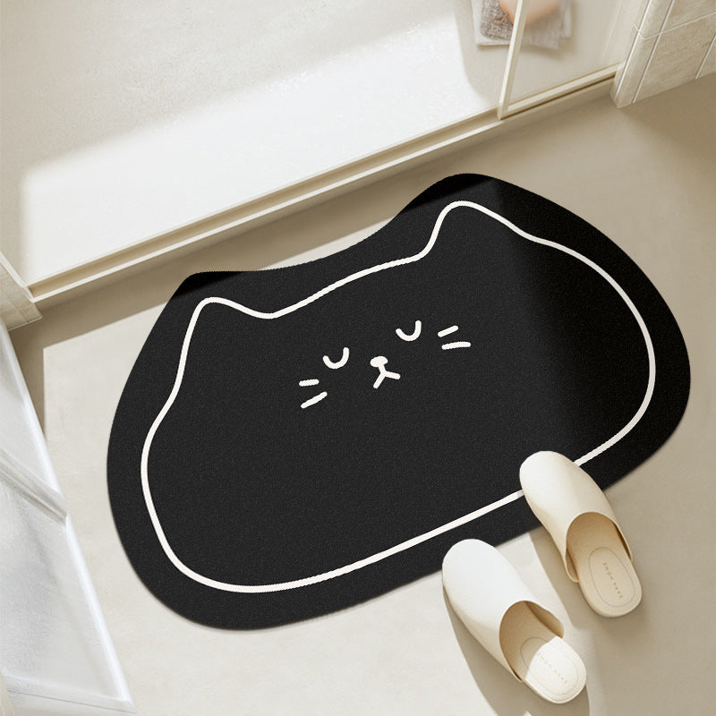 Katzen-Themen-Badmatte