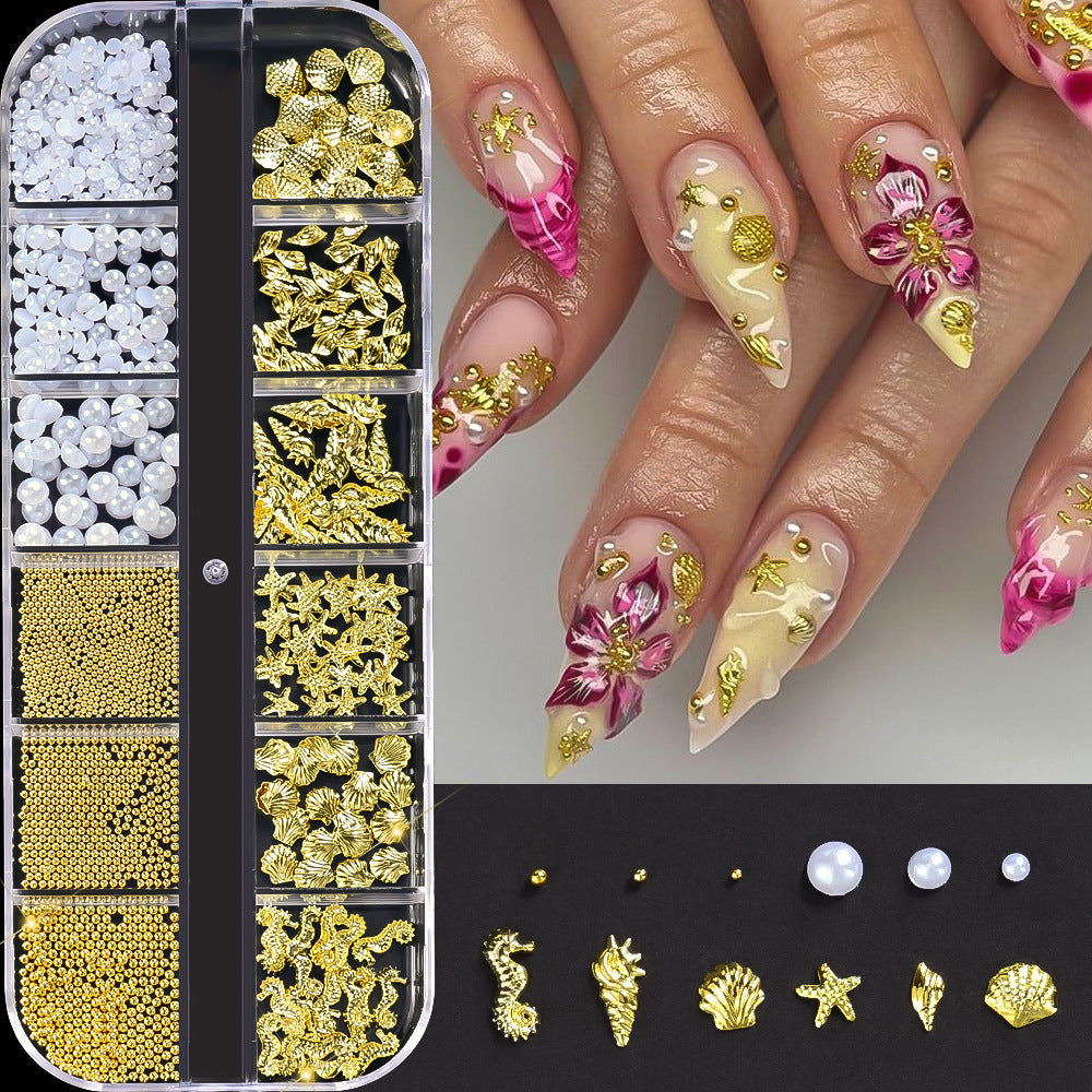 Premium Nagelkunst Dekorations Charms Set