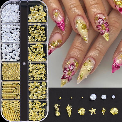Premium Nagelkunst Dekorations Charms Set