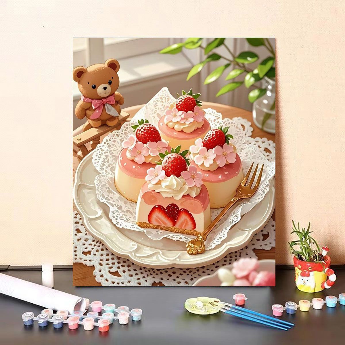 Gourmet Dessert-Themen Leinwandkunst Brehn