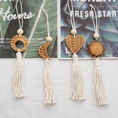 Boho Chic Geflochtenes Herz Wandbehang Brehn