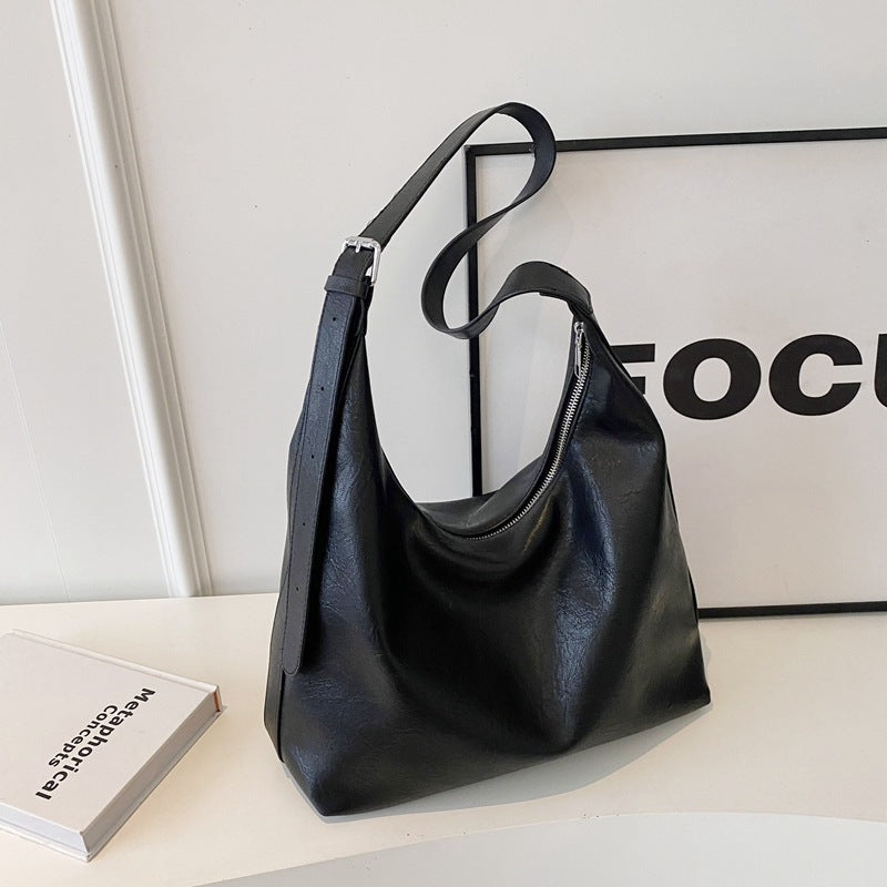 Weiche Leder Hobo-Handtasche Brehn