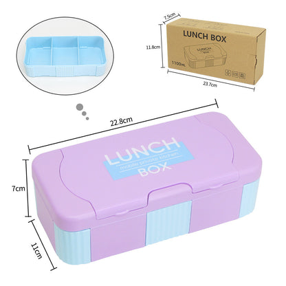 Stilvolle Mehrfach-Sektionen Lunchbox