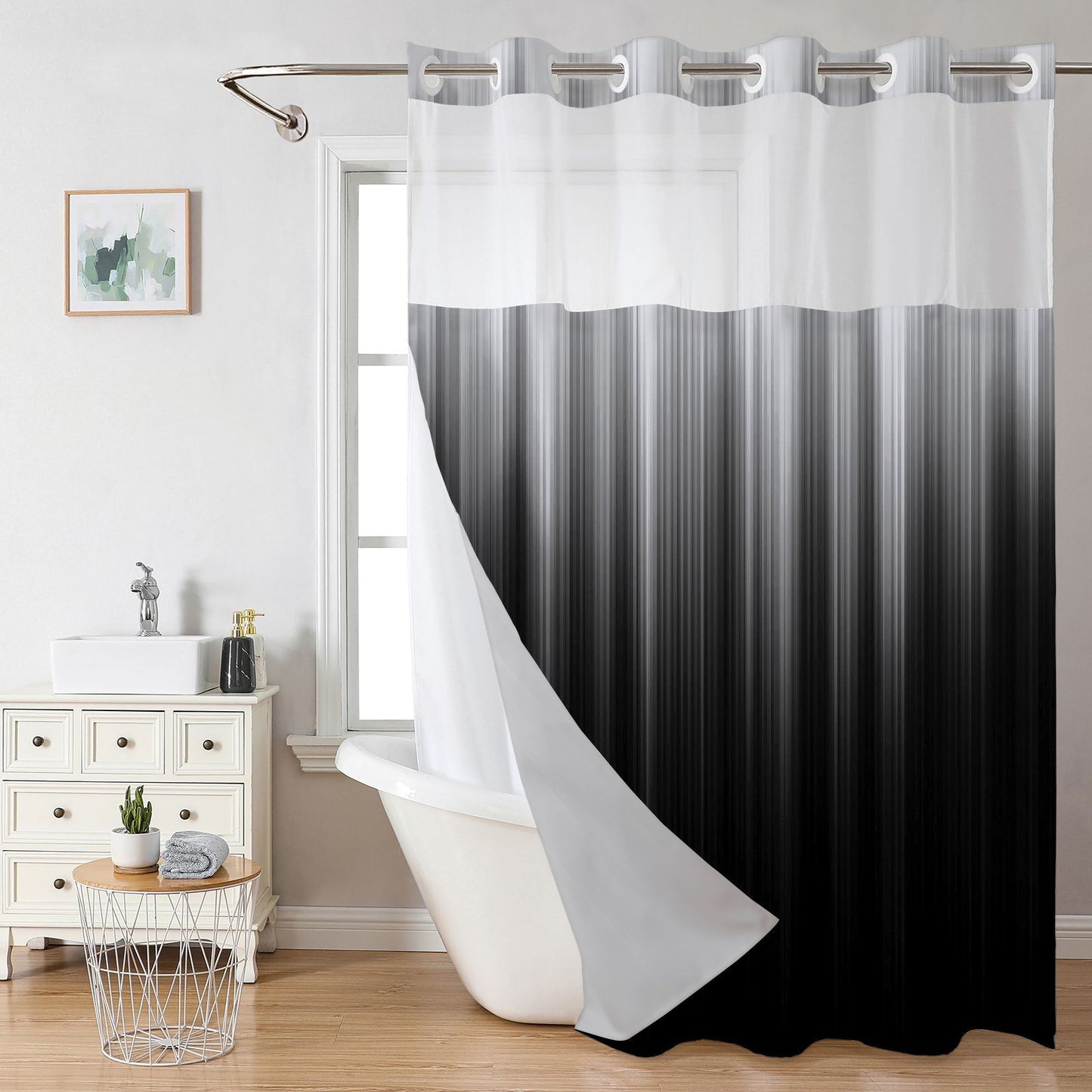 Moderne Gradient Duschvorhang Brehn