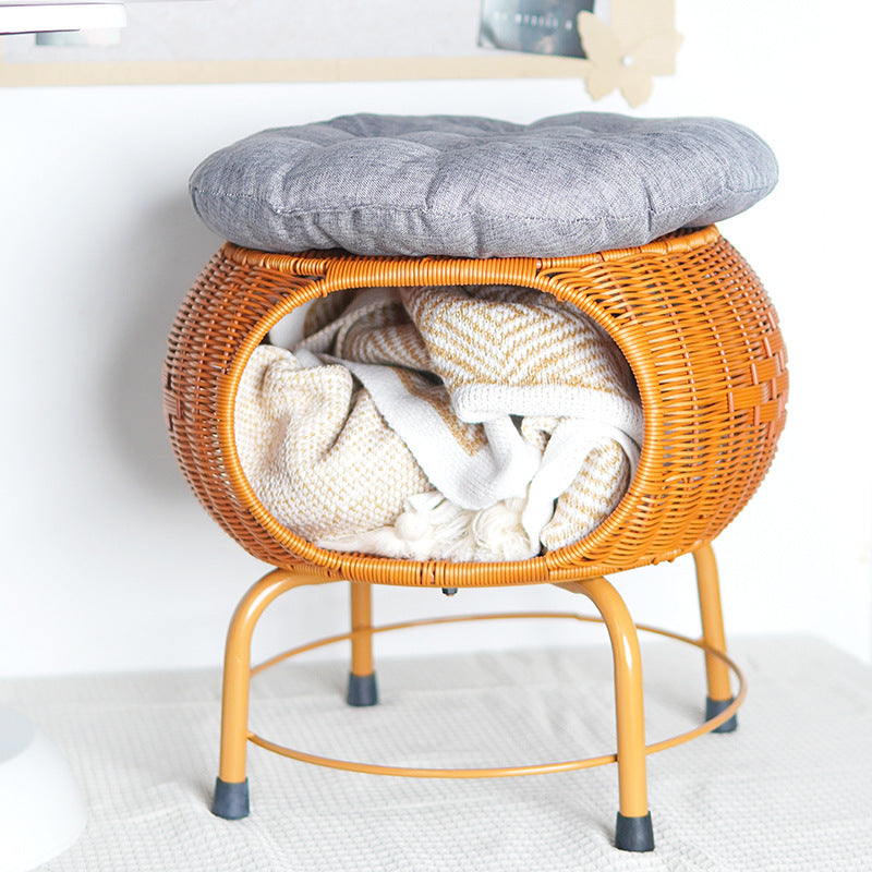 Gemütliches Rattan-Hundebett Brehn