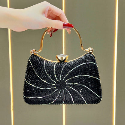 Dekorative Kristall-Handtasche