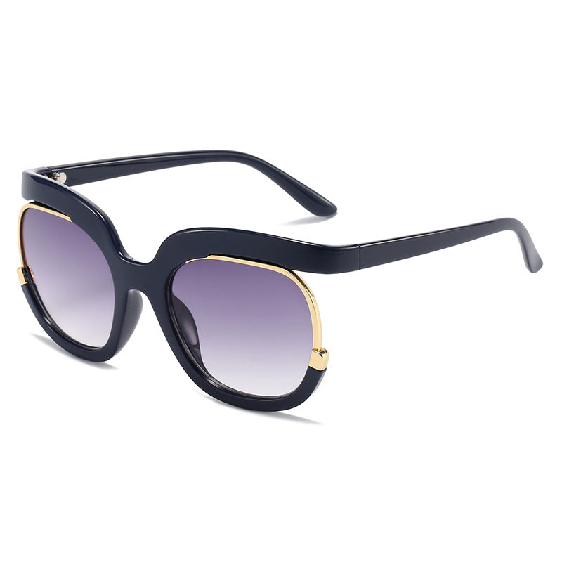 Damen Oversized Sonnenbrille mit elegantem Tortoise-Design Brehn