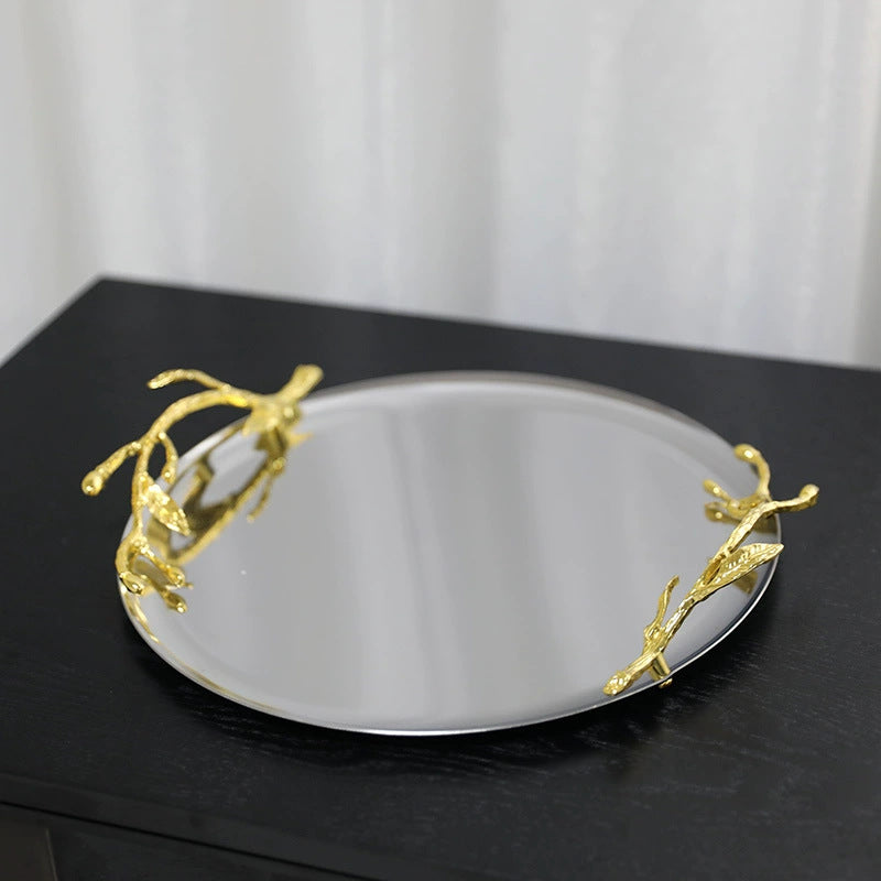 Elegante dekorative Servierplatte