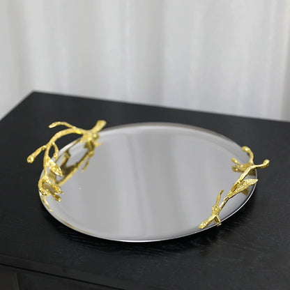 Elegante dekorative Servierplatte