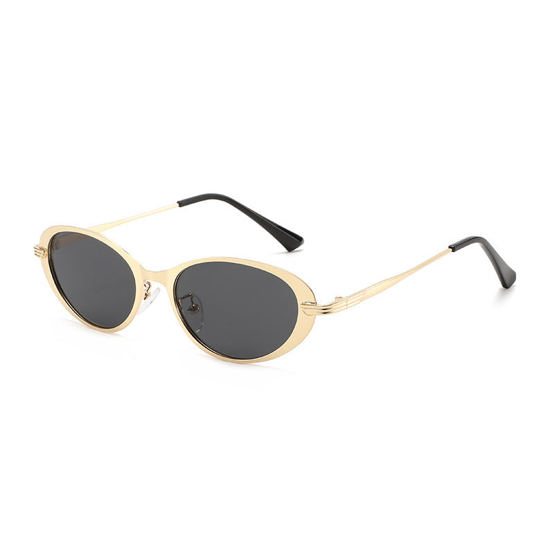 Zeitgenössische ovale Rahmen-Sonnenbrille Brehn