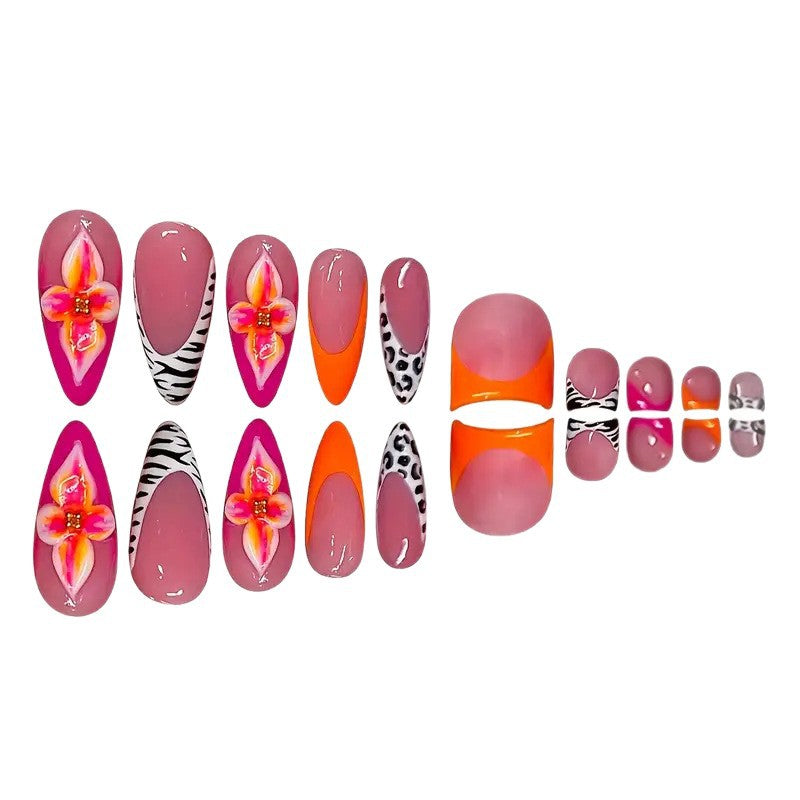 Floral Künstlerisches Nageldesign Brehn