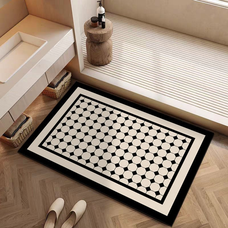 Modern geometrischer Bereichsteppich