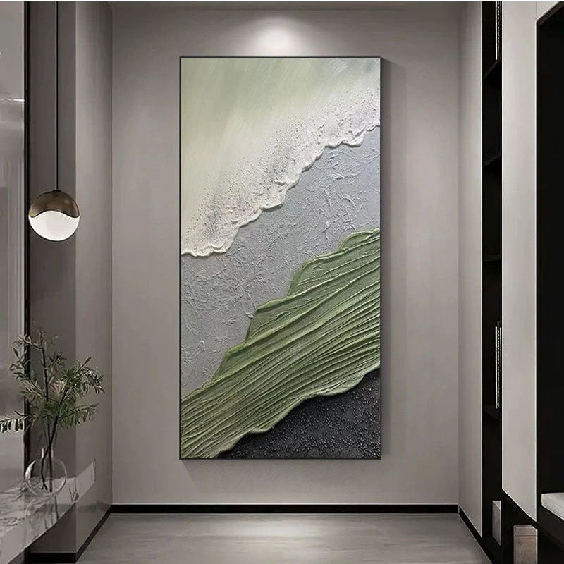 Texturierte zeitgenössische Wandkunst