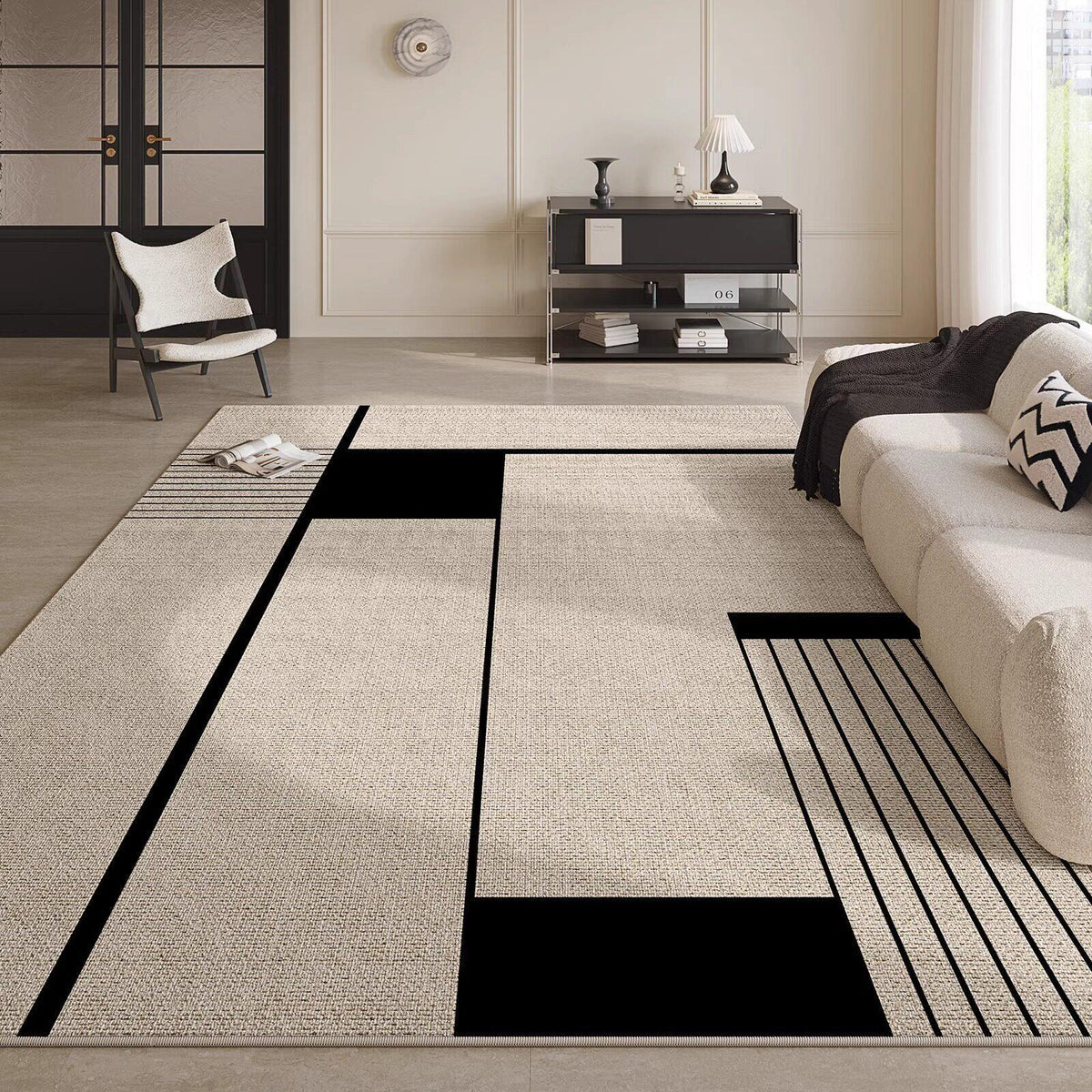 Modern geometrischer Teppich