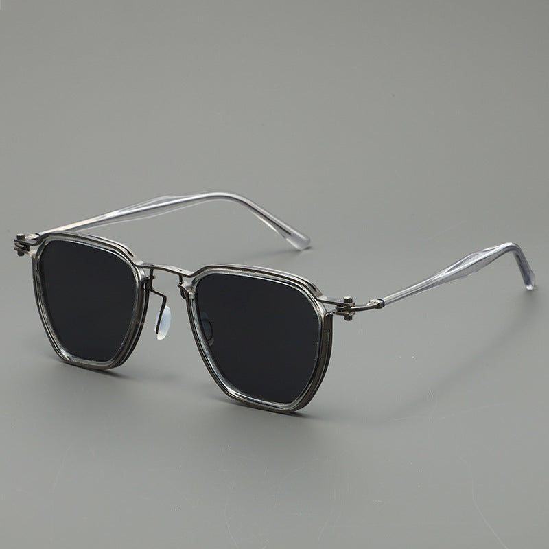 Damen stilvolle Sonnenbrille mit kantigem Design und UV-Schutz Brehn