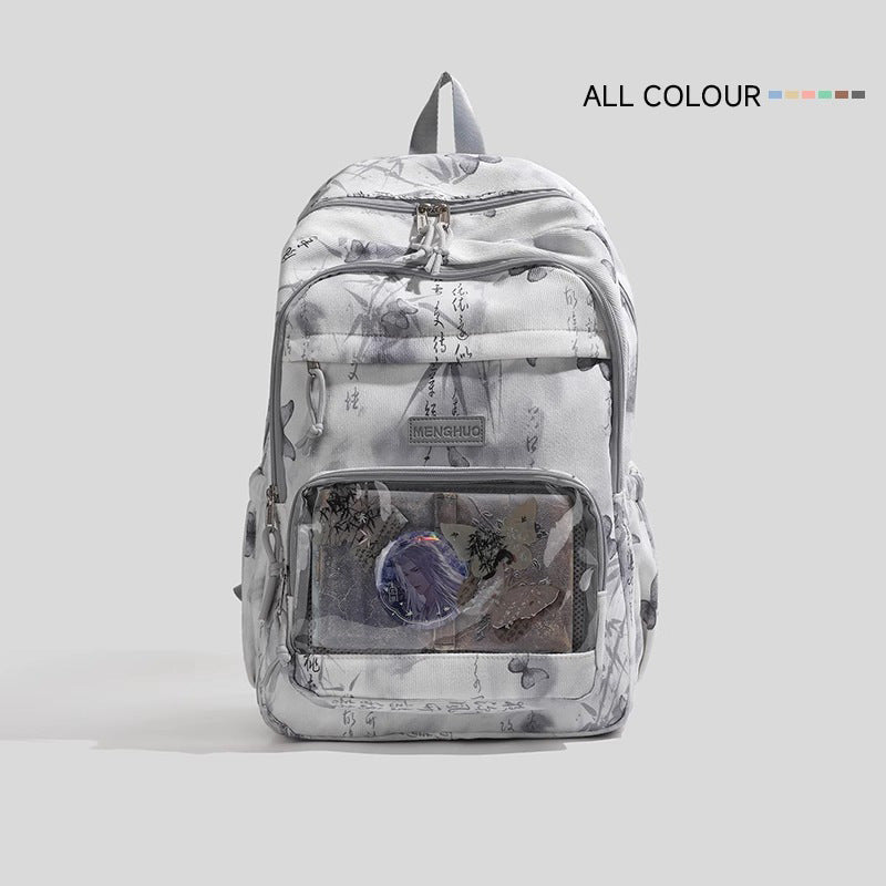 Stilvolle Schmetterlingsdruck-Rucksack Brehn