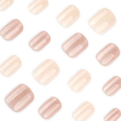 Künstliche Nagelverlängerungen mit elegantem Glitzer-Effekt Brehn