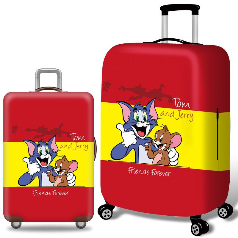 Unisex nan Hartschalenkoffer mit Tom-und-Jerry-Motiv, Teleskopgriff und leichtlaufenden Drehrollen Brehn