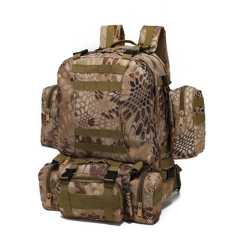 Taktischer Rucksack Mit Vielseitigem Stauraum Und Modularen Taschen Brehn