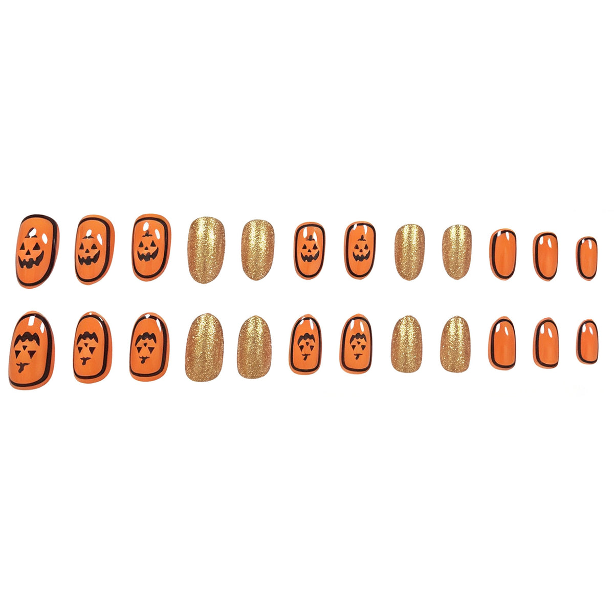 Halloween-Themen Glitzer-Nagelkunst Set Brehn