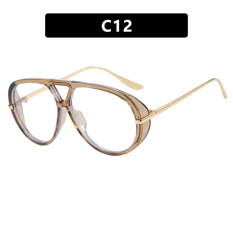 Damen Oversized Sonnenbrille mit elegantem Kunststoffrahmen und verspiegelten Gläsern Brehn