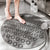 Texturierte Memory Foam Badematte Brehn