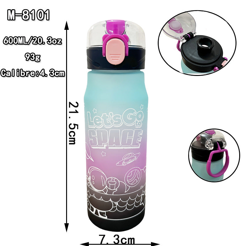 Damen kreative Wasserflasche im Weltraum-Design Brehn