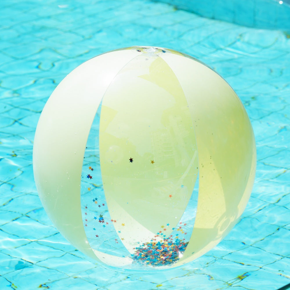 Glitter aufblasbarer Poolball Brehn