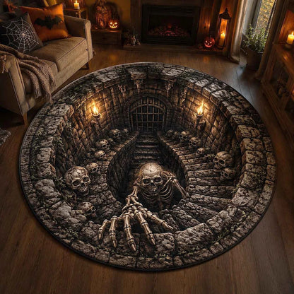 Halloween-inspirierter dekorativer Teppich