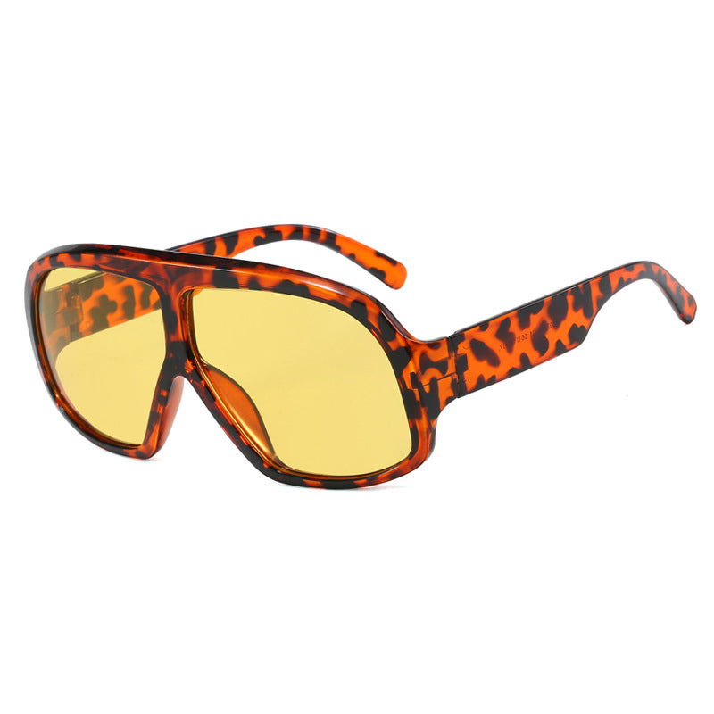 Damen oversized Sonnenbrille im modischen Schildkrötenmuster Brehn