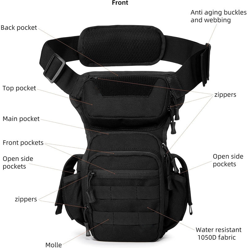 Taktische Umhängetasche mit Ergonomischem Design Brehn