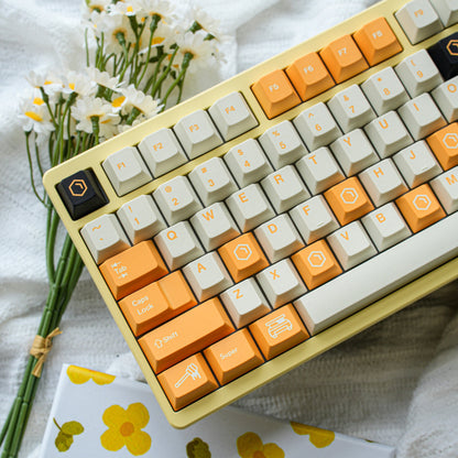 Retro-themed Mechanische Tastatur Brehn