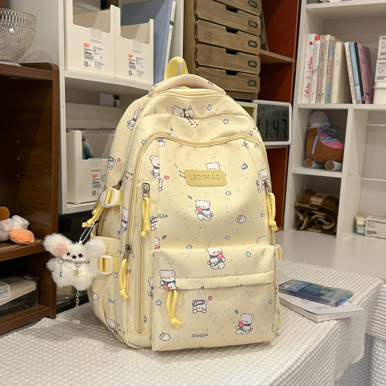 Verspielter Illustrierter Rucksack