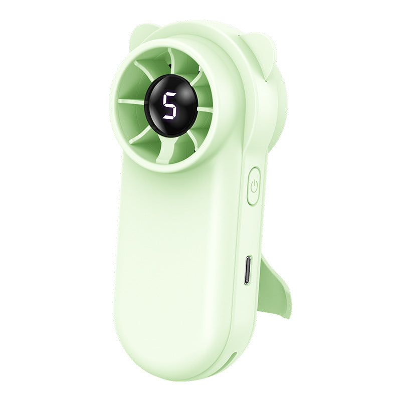 Unisex Tragbarer Mini-Handventilator mit USB-Ladefunktion und tierischem Design Brehn