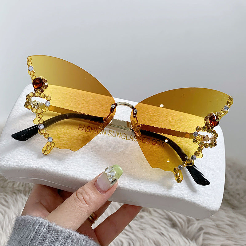 Damen extravagant designte Sonnenbrille Brehn