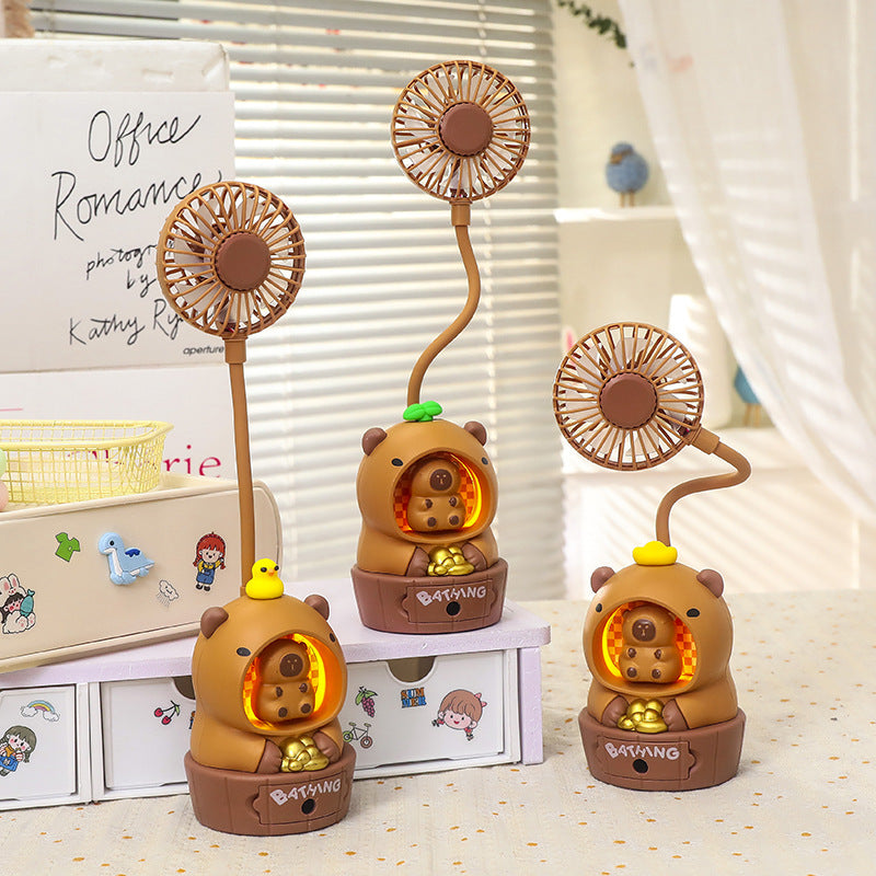 Frauen Tragbarer Mini Ventilator im niedlichen Bären Design Brehn