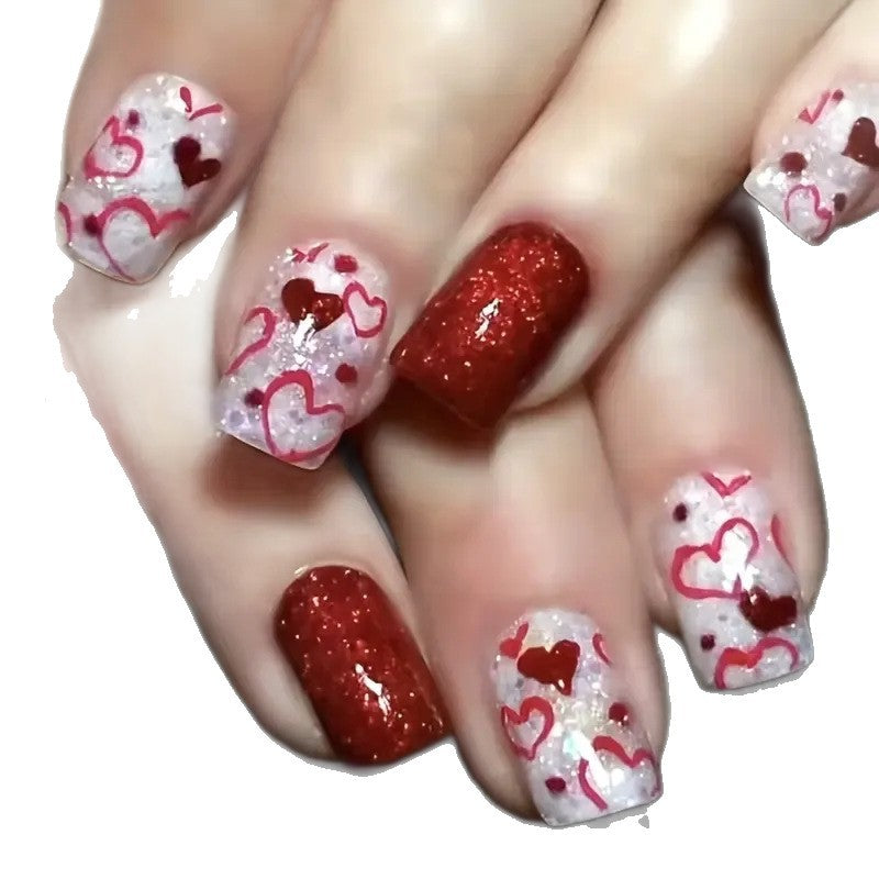 Moderne glitzernde Nagelkunst-Verbesserungen Brehn