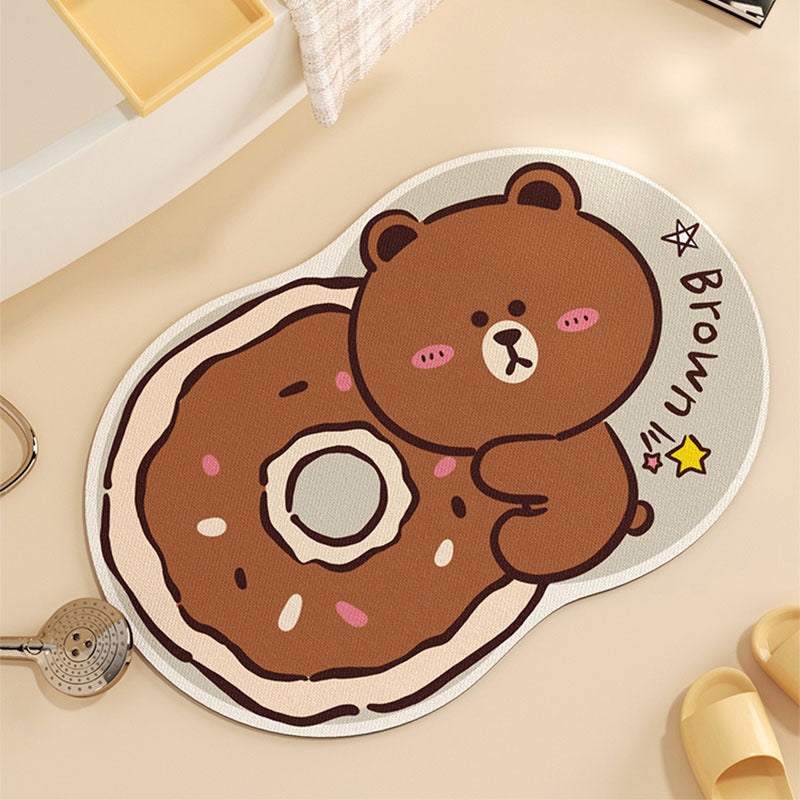 Fun Donut-Themen Badematte Brehn