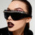 Damen Sportliche Sonnenbrille mit kunstvollem Design und funkelnden Akzenten Brehn