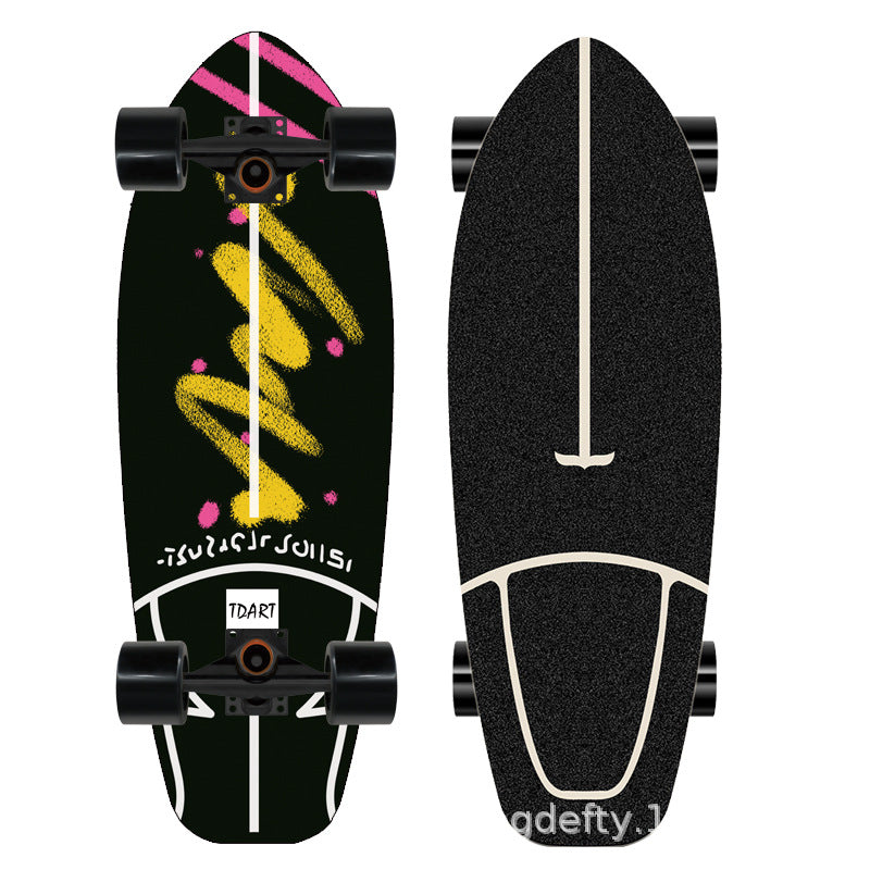 Künstlerisches Löwen Design Skateboard Brehn