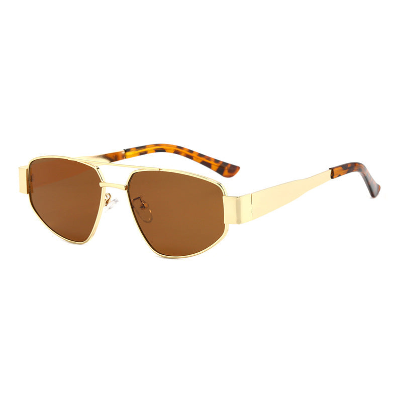 Herren Aviator-Style Metall Sonnenbrille Brehn