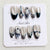 Künstlerisches Floral Nagelkunst Set Brehn