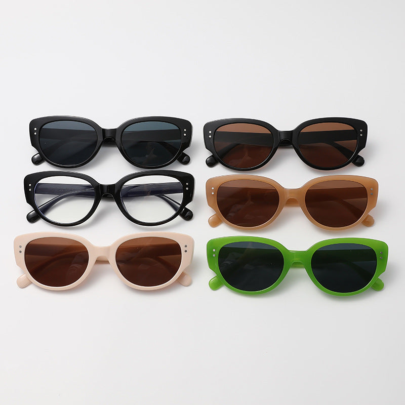 Damen modische Cat-Eye Brille mit trendy Dickrahmen Brehn